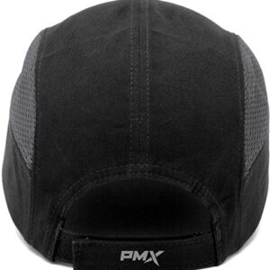 Pyramex Safety HP50011 HP500 Baseball Bump Cap, Black & Gray