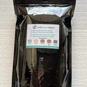 10 Cups Super Blend All Purpose Organic Bonsai Tree Soil - with Mycorrhizae, Red Lava & Coarse Sand