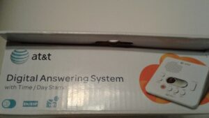 at&t digital answering system white
