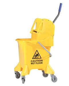 mop bucket with wringer down press 8 gallons