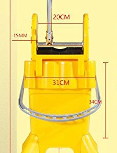 Mop Bucket with Wringer Down Press 8 Gallons