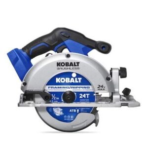 kobalt 24-volt max 6-1/2-in cordless circular saw brake