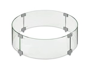 outdoor greatroom round glass guard