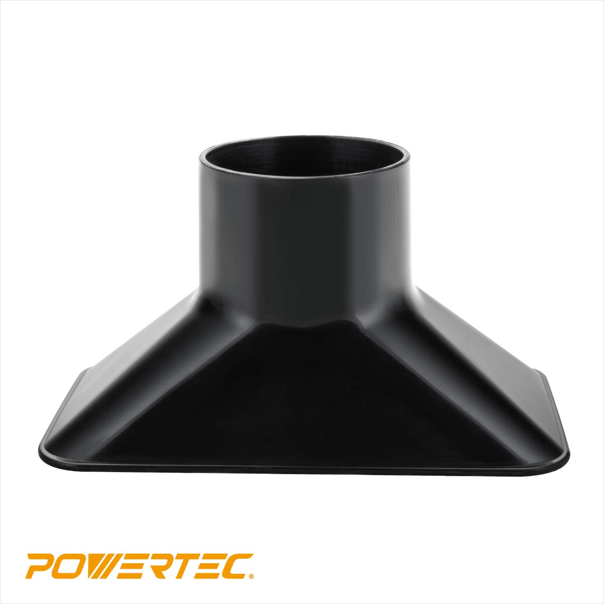 POWERTEC 70204 Dust Collection Rectangular Hood Nozzle for 2-1/2” Dust Collection Hose Fittings