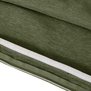 Classic Accessories Montlake FadeSafe Water-Resistant 42 x 18 x 3 Inch Outdoor Bench/Settee Cushion, Patio Furniture Swing Cushion, Heather Fern Green, Patio Loveseat Cushion