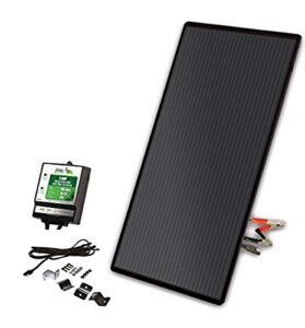 nature power 22w solar power 12v battery charger with controller
