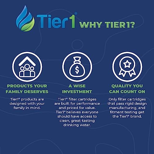 Tier1 Digital Whole House Water Softener System 48,000 Grain High Efficiency | Pre-Filled Mineral Tank with 1.5 Cubic feet of Cation Resin | Home Water Filtration System | Everyday Water Softener