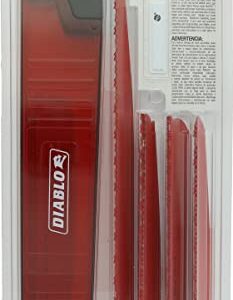 Diablo DS006SP10 Nail-Embedded Wood, Demolition, and Metal Cutting Saw Blade Set for Reciprocating Saws (10 Pieces: 6 Piece Set w/ 4 Extra Metal Cutting Blades)