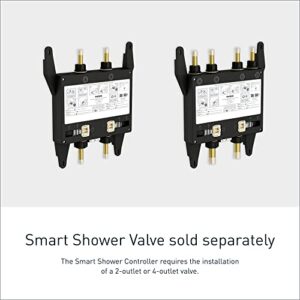 Moen Terra Beige Smart Shower 2-Outlet Digital Shower System Controller for Thermostatic Shower Valve, TS3302TB