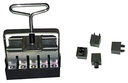 Ladbrooke Genuine Soil Block Maker - 2-Pc Set Includes Micro 20 with Cubic Inserts, Made in England