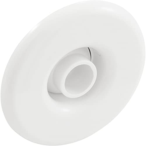 Hydro-Air Escutcheon, BWG/HAI Slimline, Smth, w/Dir Eyeball, White