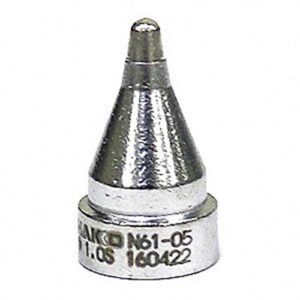 hakko n6105 n61-05 desoldering nozzle, silver, 1.0mm