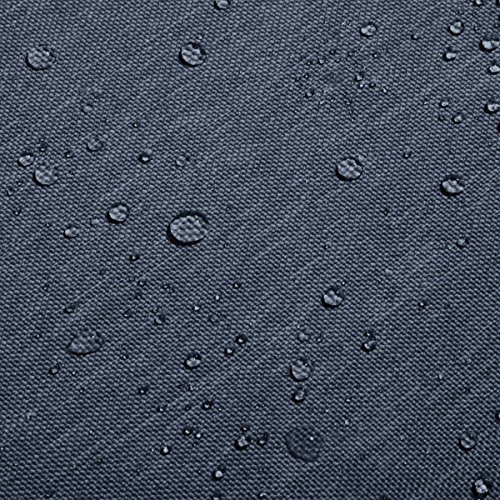 Classic Accessories Montlake FadeSafe Water-Resistant 18 x 18 x 2 Inch Square Outdoor Seat Cushion Slip Cover, Patio Furniture Chair Cushion Cover, Heather Indigo Blue, Patio Furniture Cushion Covers