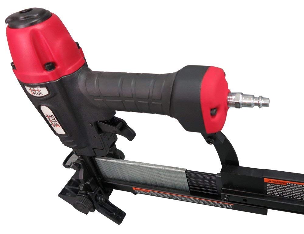 3PLUS HFS509040SP 4-in-1 Pneumatic 18 Gauge Flooring Stapler/Nailer