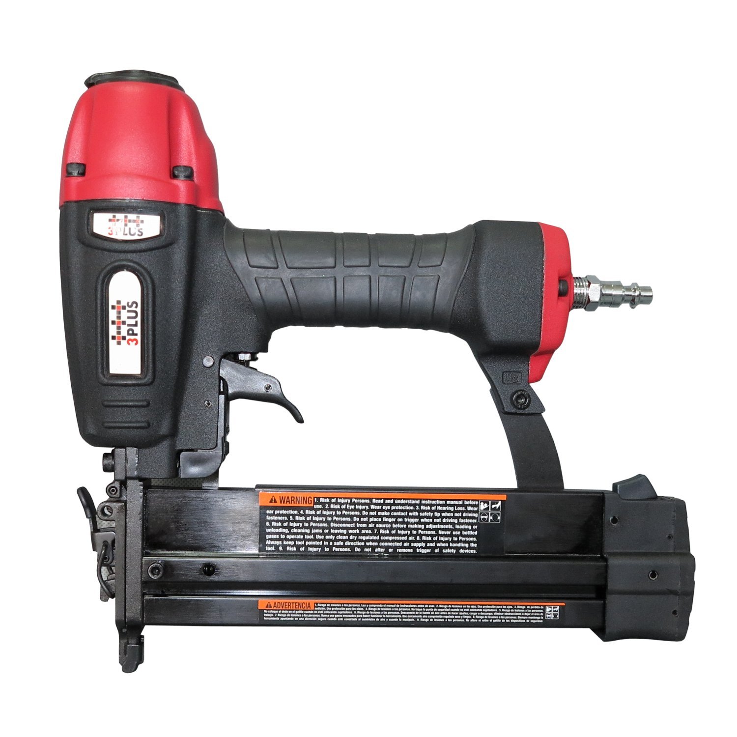 3PLUS HFS509040SP 4-in-1 Pneumatic 18 Gauge Flooring Stapler/Nailer