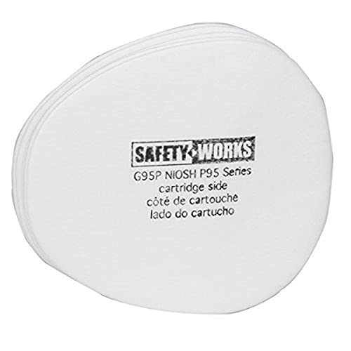 Safety Works SWX00323 Paint & Pesticide Replacement Pre-Filters, Ov/P95