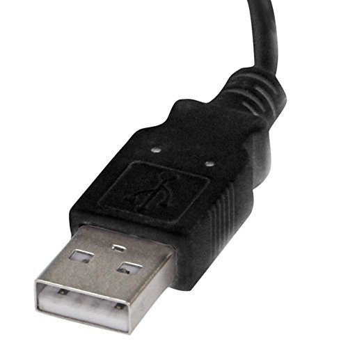 StarTech.com USB 2.0 Fax Modem - 56K External Hardware Dial Up V.92 Modem/ Dongle/Adapter - Computer/Laptop Fax Modem - USB to Telephone Jack - USB Data Modem - Network Fax/CMR/POS (USB56KEMH2),Black