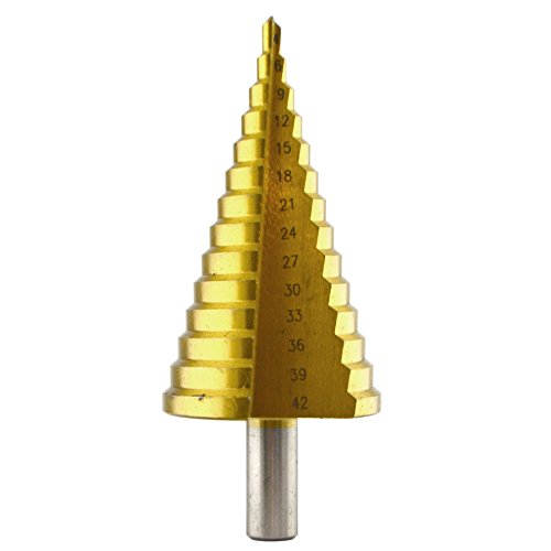 4-42mm Step Cone Drill 14 Steps Hole Cutter HSS 4341 Titanium Finish Reamer TE859