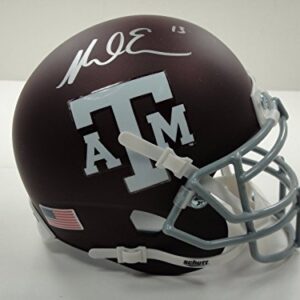 MIKE EVANS #13 JSA CERTIFIED SIGNED TEXAS A&M AGGIES MINI HELMET AUTOGRAPHED