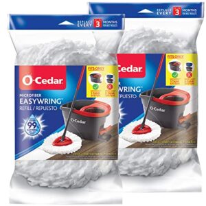 o-cedar easywring spin mop head refill (pack of 2)