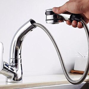 SJQKA Faucet The utility model relates to a retractable kitchen faucet, a hot and cold dish basin, a water tank telescopic faucet, a rotatable lifting and stretching faucet