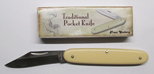 Frost Cutlery 15-021IV Novelty Ivory Folding Pocket Knife