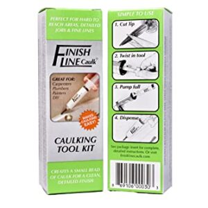 Finish Line Caulk Tool Precision Caulking System Starter Set