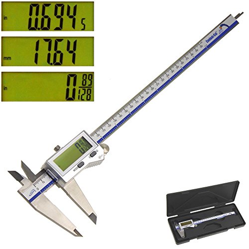 iGaging Digital Caliper IP67 Coolant/Water/Dust Proof 0-12"/0.0005" Coolant-Cal