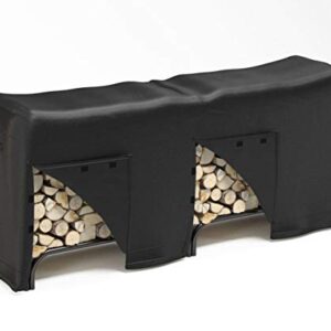 Regal Flame 8 Foot Black Water Resistant Firewood Log Rack Cover