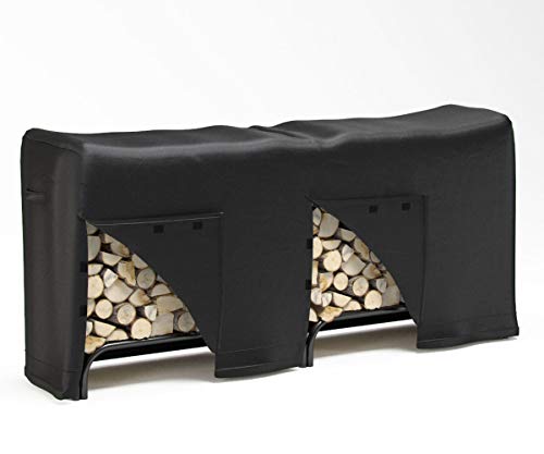 Regal Flame 8 Foot Black Water Resistant Firewood Log Rack Cover