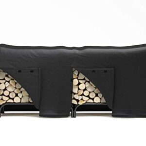 Regal Flame 8 Foot Black Water Resistant Firewood Log Rack Cover