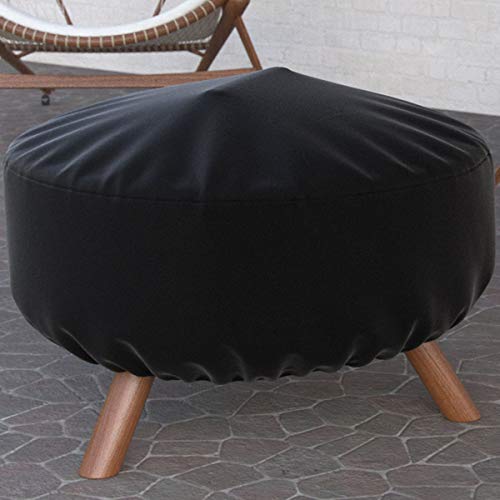 Regal Flame LRFP5528 Dura Fire Pit Cover, Black