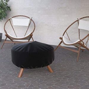 Regal Flame LRFP5528 Dura Fire Pit Cover, Black