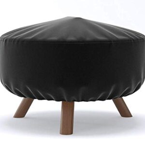 Regal Flame LRFP5528 Dura Fire Pit Cover, Black