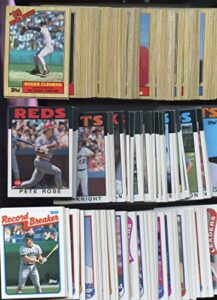 1986 1987 1989 topps baseball card complete set box collection