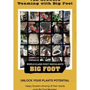 BIG FOOT GRANULAR Organic (2 lb )Mycorrhizae Fungi Inoculant with Plant Food Nutrient ingredients for Plant Root Growth, Use For Transplanting, 2 lbs