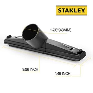 Stanley 19-1900 Universal Floor Nozzle for Wet and Dry Vacuums with a 1-7/8" Hose , Black