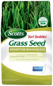 scotts turf builder grass seed argentine bahiagrass, excellent heat & drought resistance, 10 lbs.