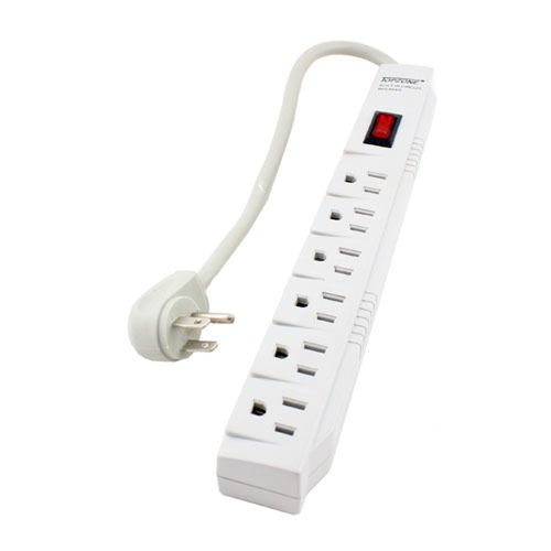 MaxLLTo 1 FT 6 Outlet Safety Surge Protector Angle Plug AC Wall Power Strip