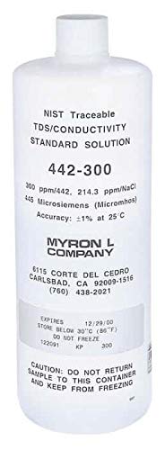 Myron L 442-3000Q-CP Myron L 3K QCP (Nist) Conductivity Calibration Standard, 3900 Μs