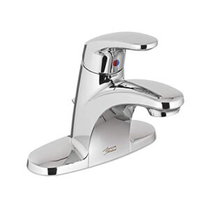 american standard 7075000.002 colony pro single-handle bathroom faucet with metal drain, 1.2 gpm, polished chrome