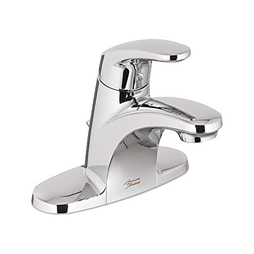 American Standard 7075000.002 Colony Pro Single-Handle Bathroom Faucet with Metal Drain, 1.2 GPM, Polished Chrome
