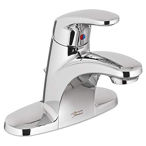 American Standard 7075000.002 Colony Pro Single-Handle Bathroom Faucet with Metal Drain, 1.2 GPM, Polished Chrome