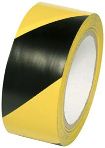 incom - vht210 incom manufacturing: hazard warning conformable tape, 2" x 54', yellow/black