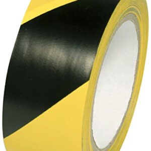 Incom - VHT210 INCOM Manufacturing: Hazard Warning Conformable Tape, 2" x 54', Yellow/Black