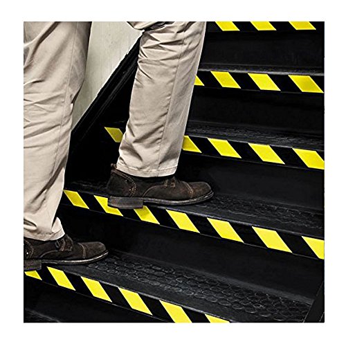 Incom - VHT210 INCOM Manufacturing: Hazard Warning Conformable Tape, 2" x 54', Yellow/Black