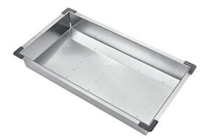 starstar 18" stainless steel colander for kitchen sink
