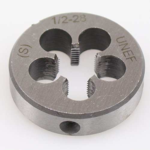 1/2"-28 TPI UNEF Right Hand Round Die, Machine Thread Die