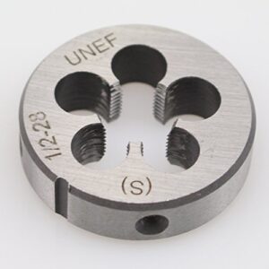 1/2"-28 TPI UNEF Right Hand Round Die, Machine Thread Die