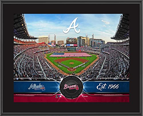 Atlanta Braves 10" x 13" Sublimated Team Stadium Plaque - MLB Team Plaques and Collages